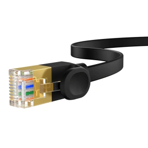 Hurtownia GSM - Hálózati kábel Baseus, Ethernet RJ45, 10 Gbps, Cat.7, 2m (fekete) - BSU4606 - {ean13} - Hurt