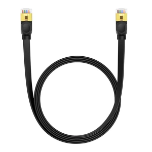 Hurtownia GSM - Hálózati kábel Baseus, Ethernet RJ45, 10 Gbps, Cat.7, 2m (fekete) - BSU4606 - {ean13} - Hurt