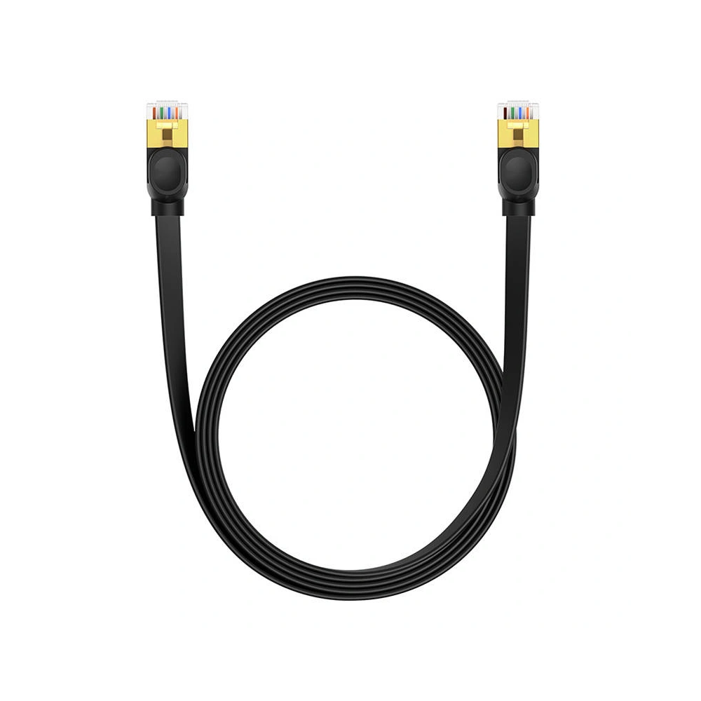 Hurtownia GSM - Kabel síťový Baseus, Ethernet RJ45, 10 Gbps, Cat.7, 2m (černý) - BSU4606 - {ean13} - Hurt