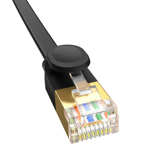 Kabel sieciowy Baseus, Ethernet RJ45, 10 Gbps, Cat.7, 3m (czarny)