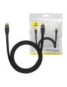 Hálózati kábel Baseus, Ethernet RJ45, 10 Gbps, Cat.7, 5m (fekete)