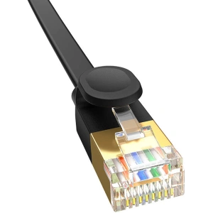 Hurtownia GSM - Hálózati kábel Baseus, Ethernet RJ45, 10 Gbps, Cat.7, 5m (fekete) - BSU4608 - {ean13} - Hurt