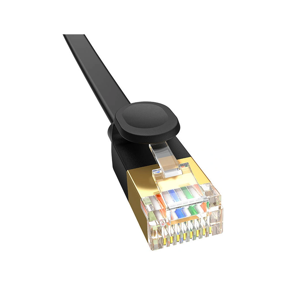 Hurtownia GSM - Hálózati kábel Baseus, Ethernet RJ45, 10 Gbps, Cat.7, 5m (fekete) - BSU4608 - {ean13} - Hurt