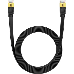 Hurtownia GSM - Hálózati kábel Baseus, Ethernet RJ45, 10 Gbps, Cat.7, 5m (fekete) - BSU4608 - {ean13} - Hurt