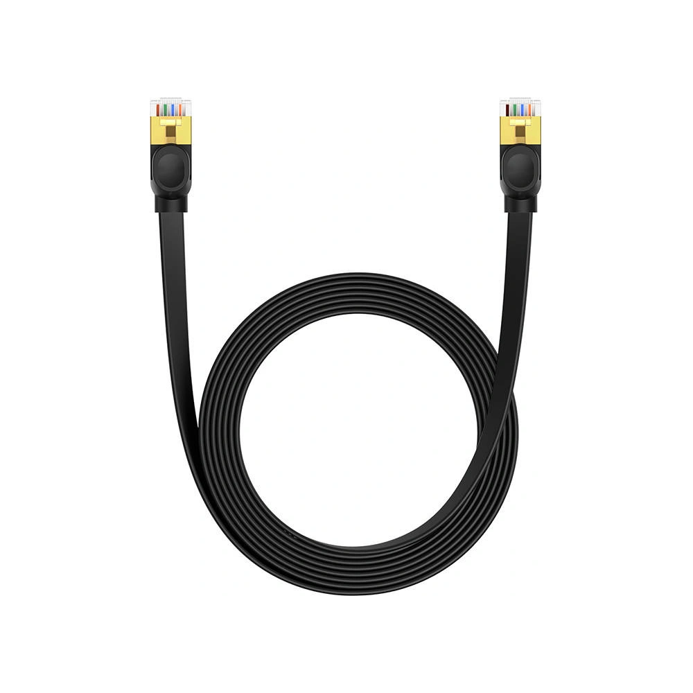 Hurtownia GSM - Hálózati kábel Baseus, Ethernet RJ45, 10 Gbps, Cat.7, 5m (fekete) - BSU4608 - {ean13} - Hurt