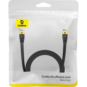 Hurtownia GSM - Hálózati kábel Baseus, Ethernet RJ45, 10 Gbps, Cat.7, 5m (fekete) - BSU4608 - {ean13} - Hurt