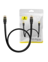 Cablul de rețea Baseus, Ethernet RJ45, 10 Gbps, Cat.7, 1,5m (negru)