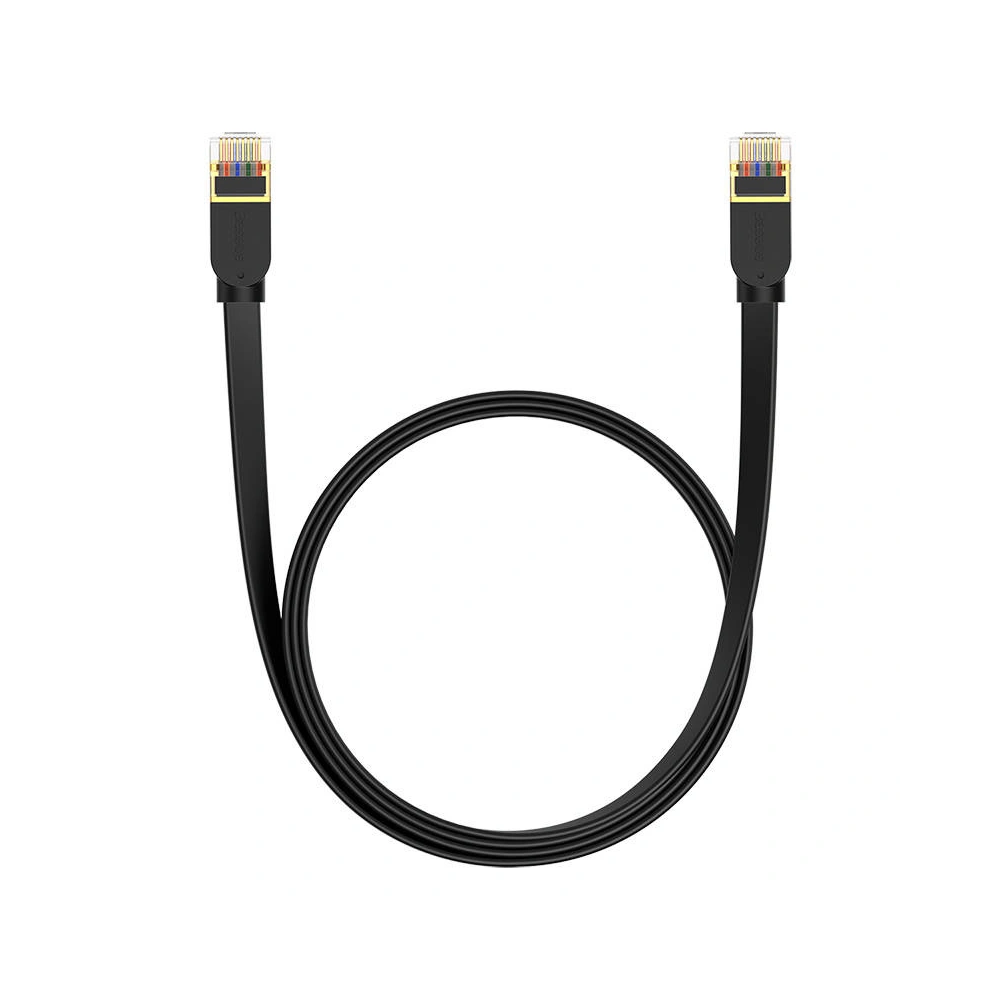 Hurtownia GSM - Hálózati kábel Baseus, Ethernet RJ45, 10 Gbps, Cat.7, 1,5m (fekete) - BSU4610 - {ean13} - Hurt