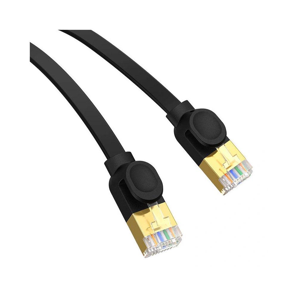Hurtownia GSM - Hálózati kábel Baseus, Ethernet RJ45, 10 Gbps, Cat.7, 1,5m (fekete) - BSU4610 - {ean13} - Hurt