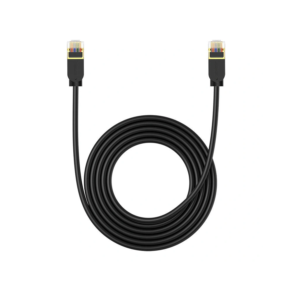 Hurtownia GSM - Cablul de rețea Baseus High Speed, Ethernet RJ45, 10 Gbps, Cat.7, 3m (negru) - BSU4611 - {ean13} - Hurt