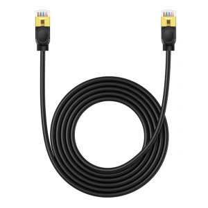Hurtownia GSM - Hálózati kábel Baseus High Speed, Ethernet RJ45, 10 Gbps, Cat.7, 3m (fekete) - BSU4611 - {ean13} - Hurt