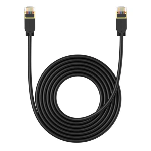 Hurtownia GSM - Hálózati kábel Baseus High Speed, Ethernet RJ45, 10 Gbps, Cat.7, 5m (fekete) - BSU4612 - {ean13} - Hurt