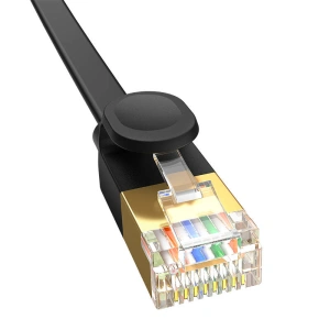 Hurtownia GSM - Hálózati kábel Baseus High Speed, Ethernet RJ45, 10 Gbps, Cat.7, 5m (fekete) - BSU4612 - {ean13} - Hurt