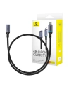 Prodloužení kabelu Baseus USB-C samec na samici High Definition, 10Gbps, 0,5m (černý)