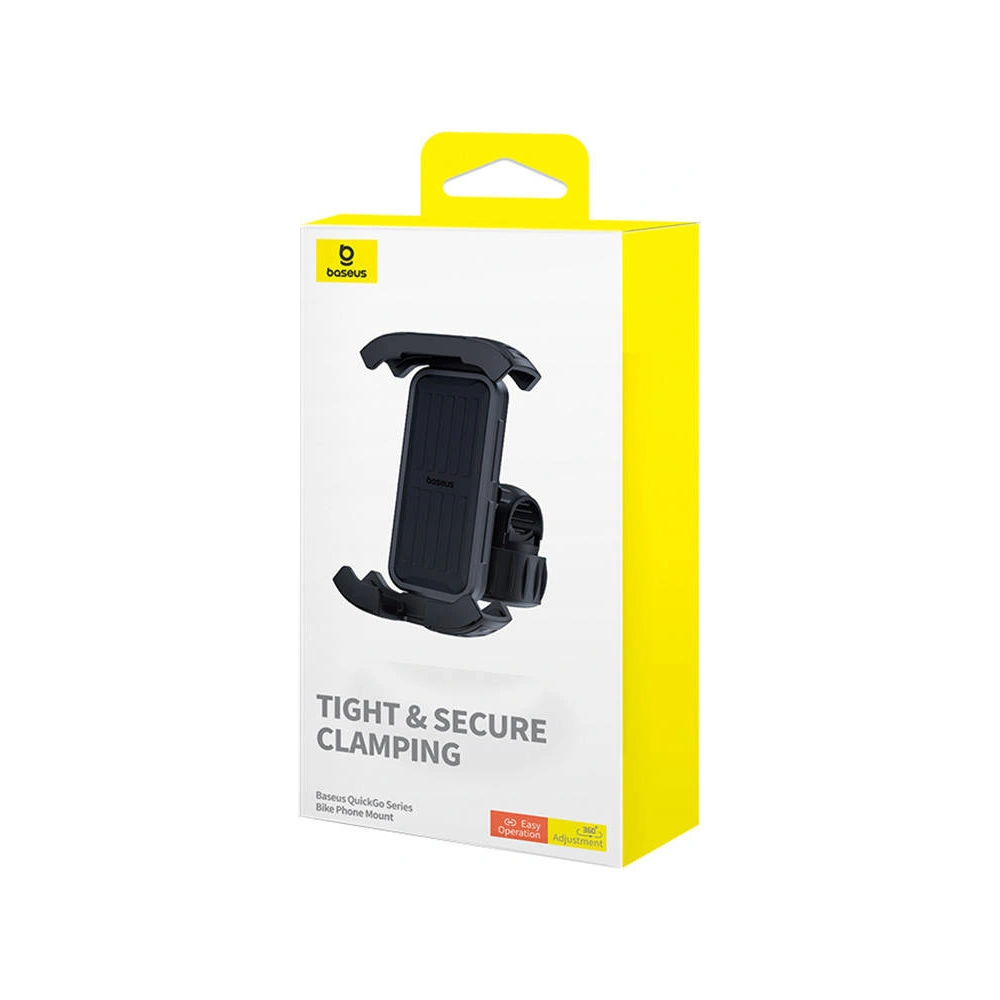 Wholesale Baseus QuickGo bike mount for phones 5.7 inches to 7.2 inches (black) - BSU4615 - {ean13} - Hurt