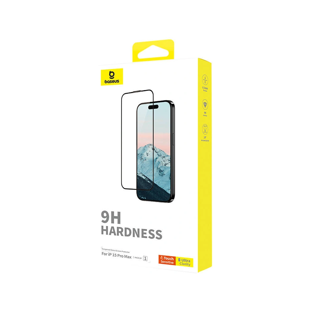 Hurtownia GSM - Szkło hartowane Baseus Diamond do Apple iPhone 15 Pro Max - BSU4619 - {ean13} - Hurt