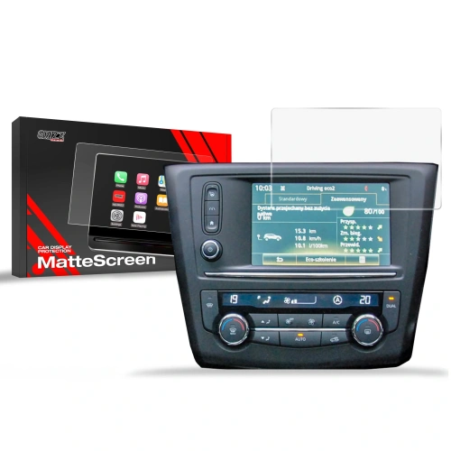 Folia matowa GrizzGlass CarDisplay Protection do Renault Kadjar 7" (2016-2019)