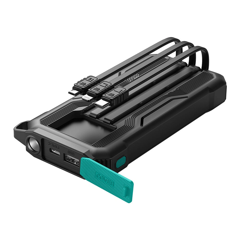 Hurtownia GSM - Powerbank Joyroom JR-L016 10000mAh + USB-C / micro USB / Lightning Kabel (schwarz) - JYR785 - {ean13} - Hurt