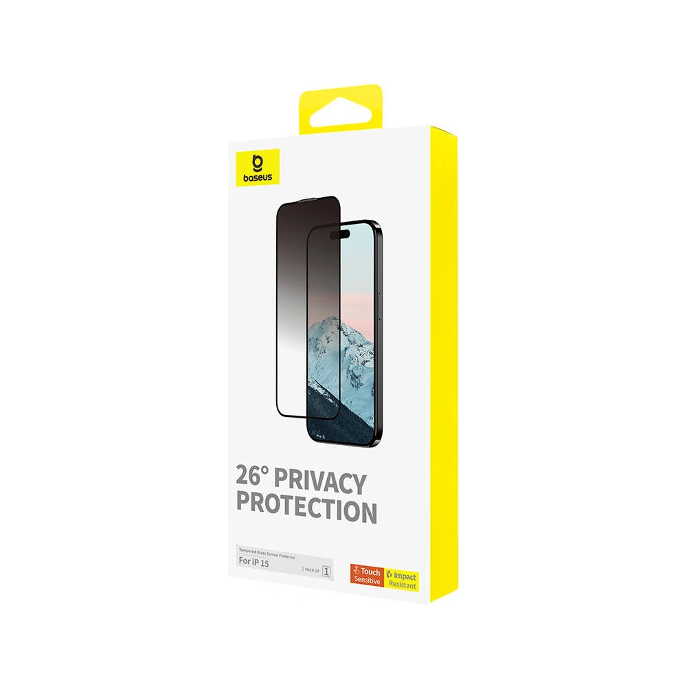Hurtownia GSM - Szkło prywatyzujące Baseus Diamond Apple iPhone 15 - BSU4620 - {ean13} - Hurt