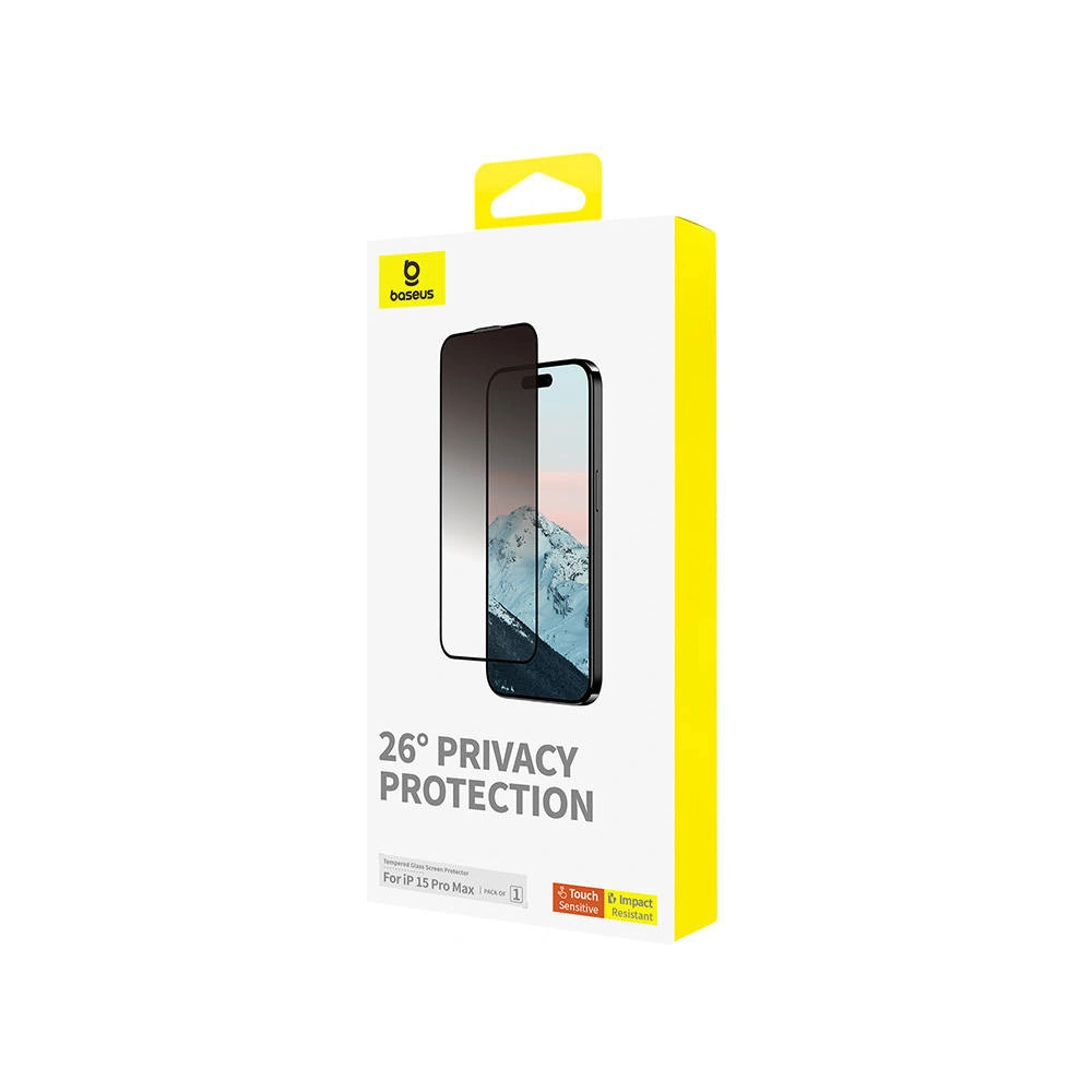 Hurtownia GSM - Szkło prywatyzujące Baseus Diamond Apple iPhone 15 Pro Max - BSU4623 - {ean13} - Hurt