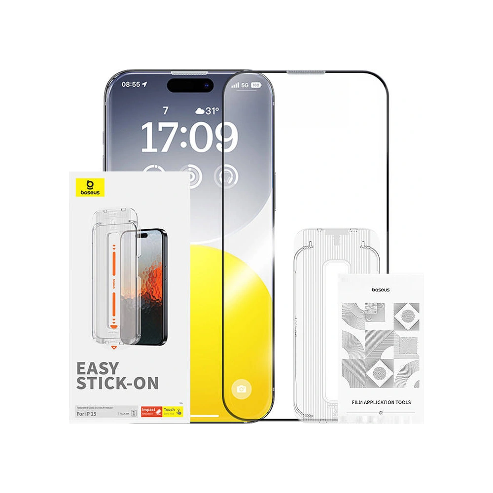 Hurtownia GSM - Szkło hartowane Baseus Sapphire Apple iPhone 15 - BSU4624 - {ean13} - Hurt