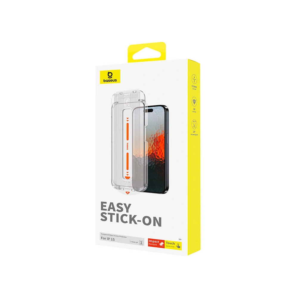 Hurtownia GSM - Szkło hartowane Baseus Sapphire Apple iPhone 15 - BSU4624 - {ean13} - Hurt
