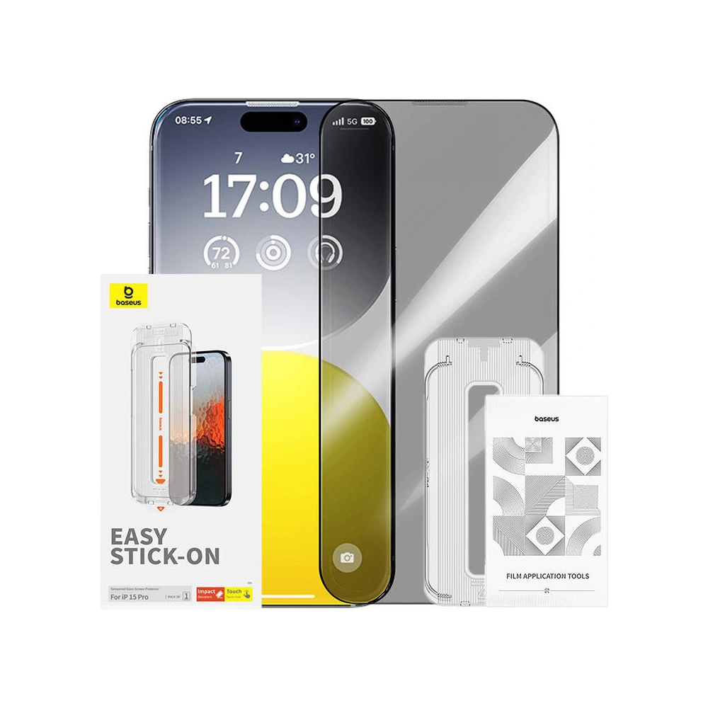 Hurtownia GSM - Edzett üveg Baseus Sapphire Apple iPhone 15 Pro - BSU4625 - {ean13} - Hurt