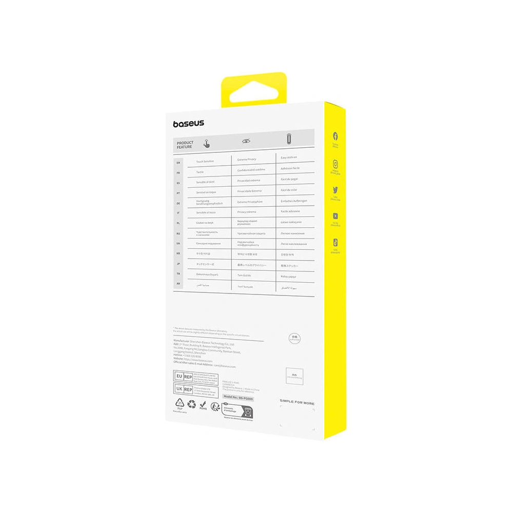 Hurtownia GSM - Gehärtetes Glas Baseus Sapphire Apple iPhone 15 Pro - BSU4625 - {ean13} - Hurt
