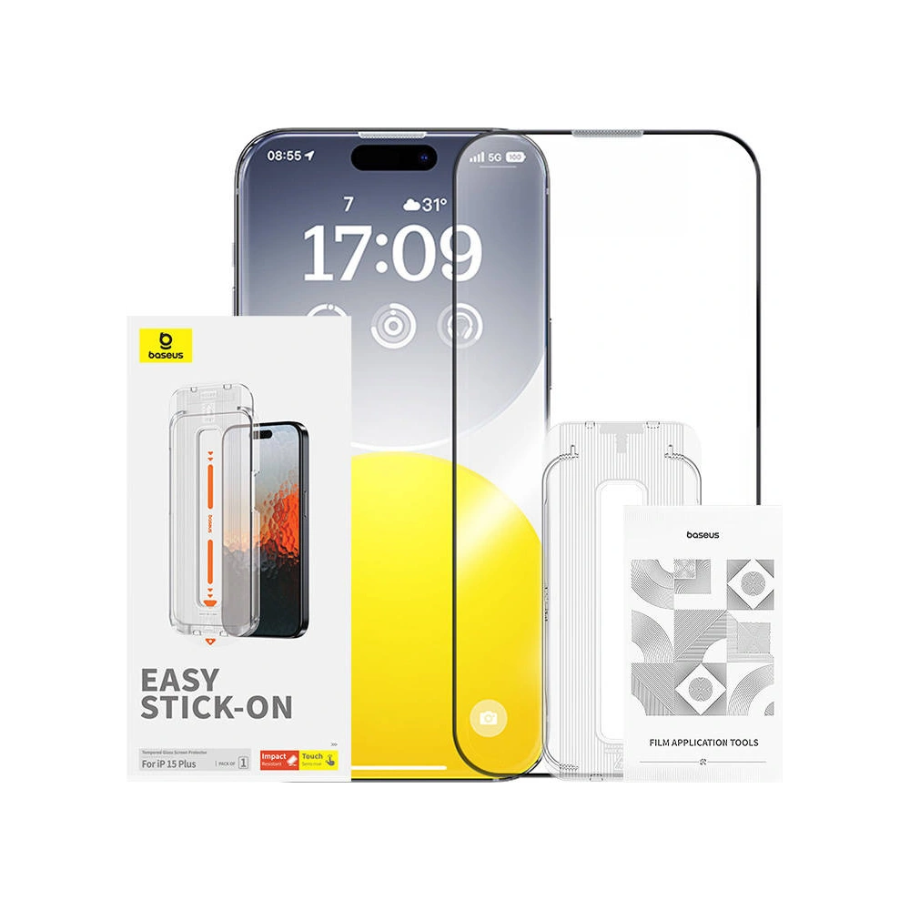 Hurtownia GSM - Sticlă securizată Baseus Sapphire Apple iPhone 15 Plus / 14 Plus - BSU4626 - {ean13} - Hurt