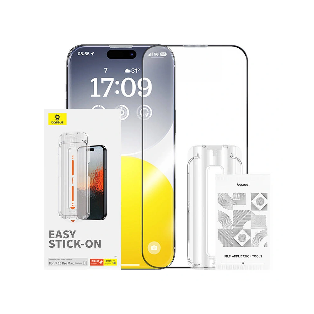 Hurtownia GSM - Szkło hartowane Baseus Sapphire Apple iPhone 15 Pro Max - BSU4627 - {ean13} - Hurt