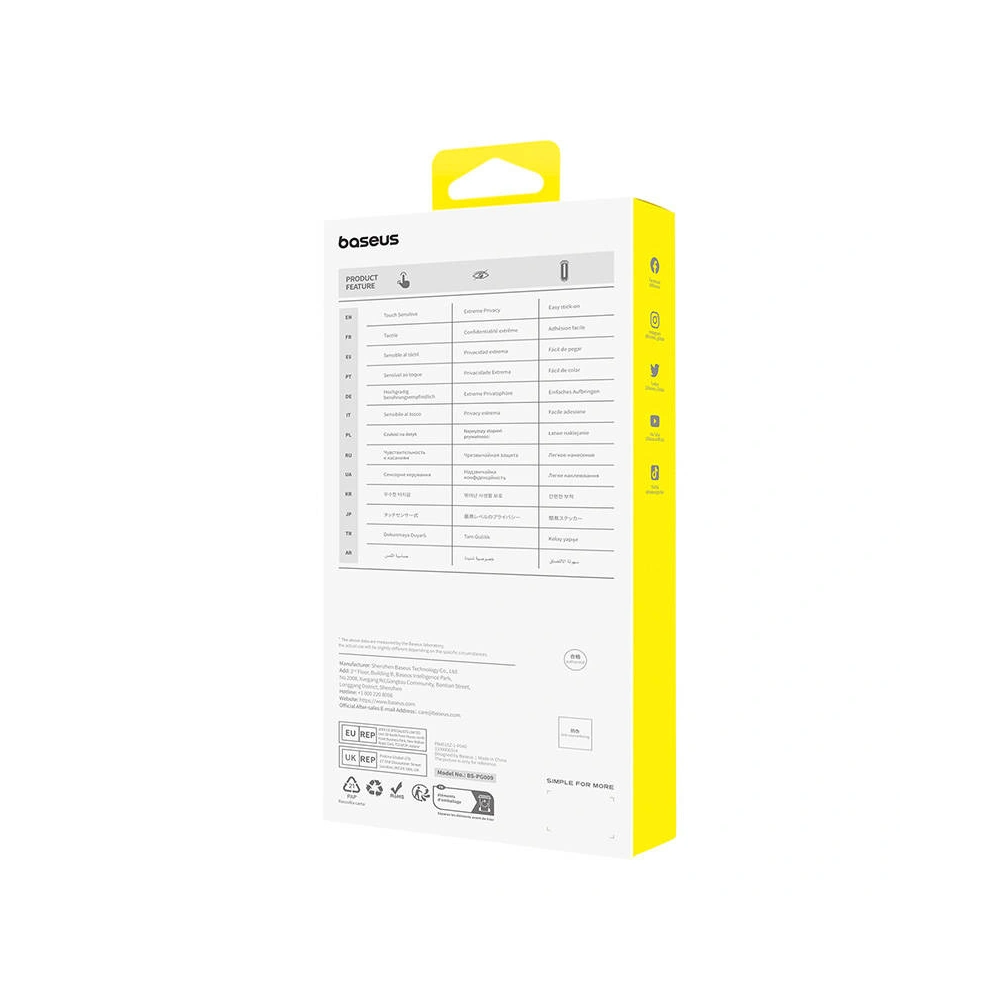 Hurtownia GSM - Szkło hartowane Baseus Sapphire Apple iPhone 15 Pro Max - BSU4627 - {ean13} - Hurt