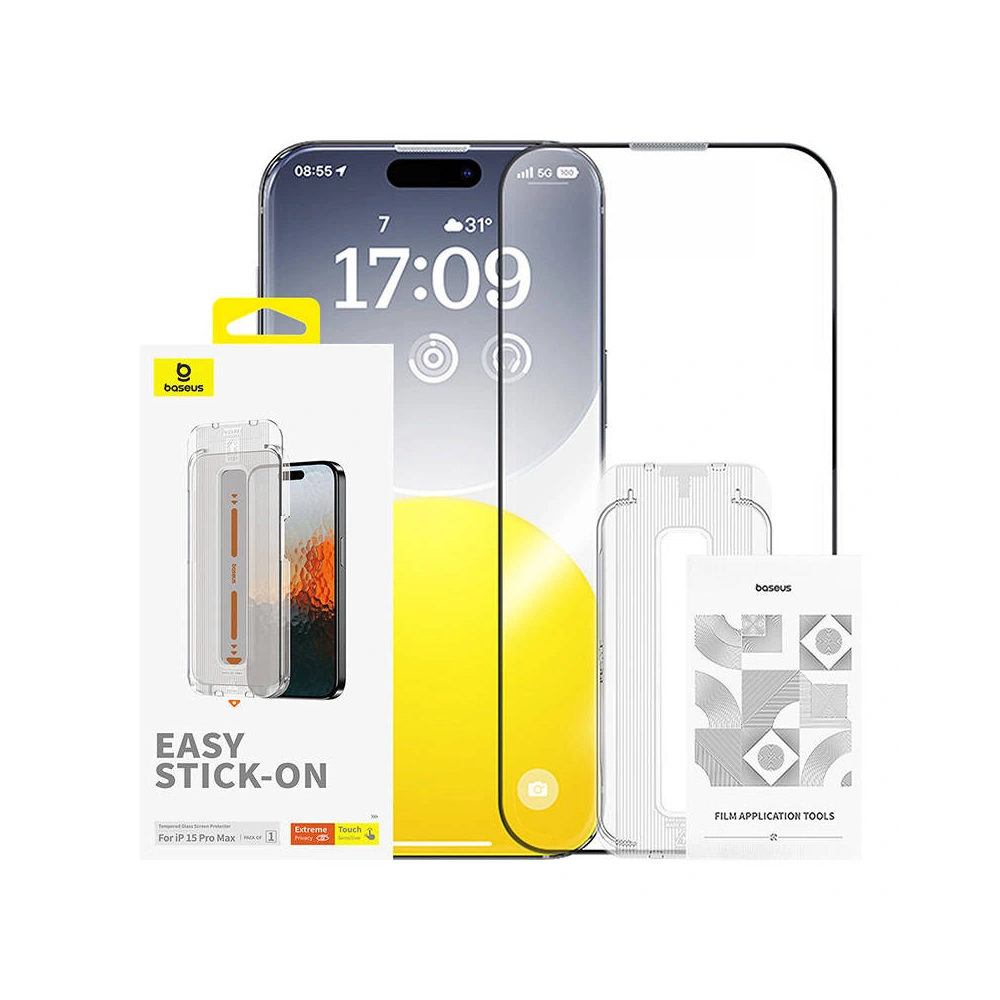 Hurtownia GSM - Privatisierungsglas Baseus Sapphire Apple iPhone 15 Pro Max - BSU4631 - {ean13} - Hurt
