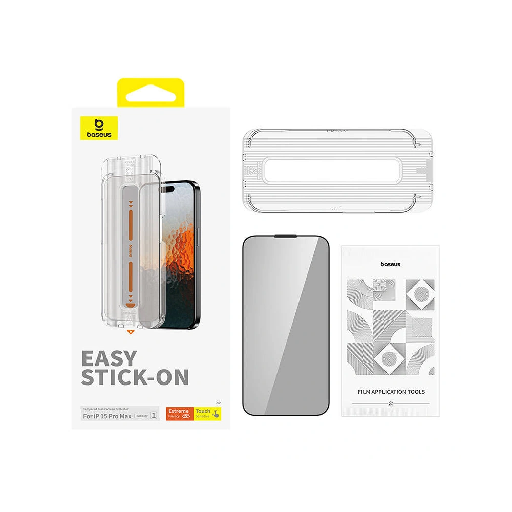 Hurtownia GSM - Privatisierungsglas Baseus Sapphire Apple iPhone 15 Pro Max - BSU4631 - {ean13} - Hurt