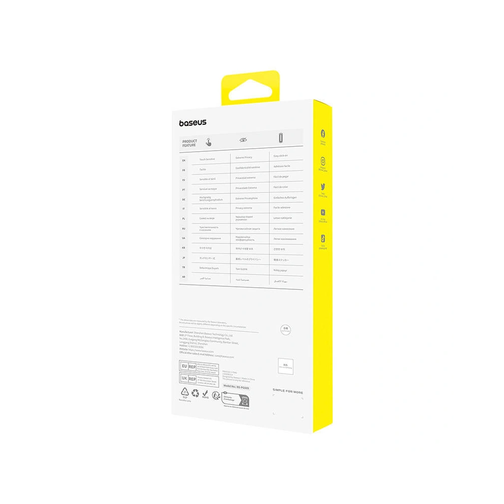 Hurtownia GSM - Privatisierungsglas Baseus Sapphire Apple iPhone 15 Pro Max - BSU4631 - {ean13} - Hurt