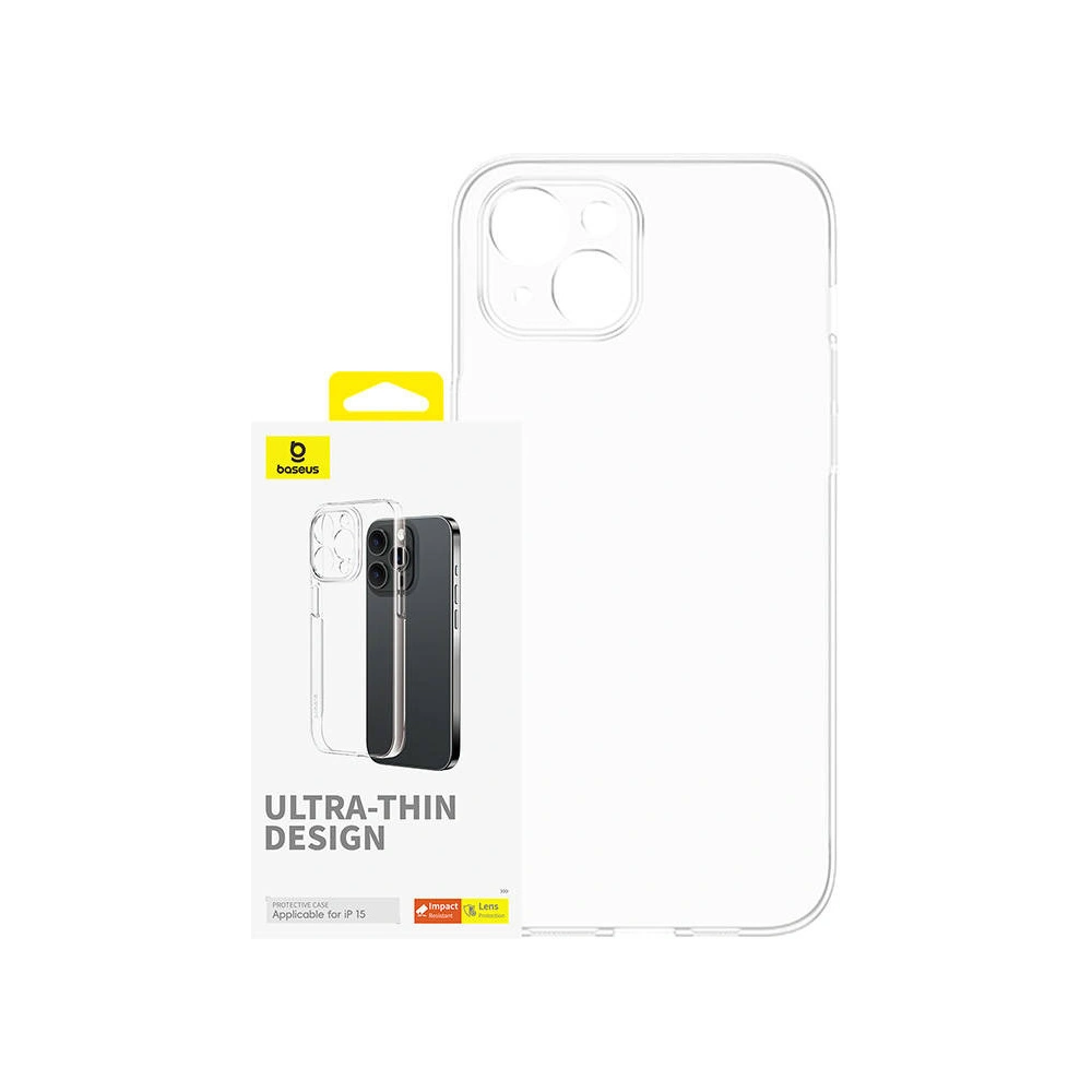 Hurtownia GSM - Etui Baseus OS-Lucent Series Apple iPhone 15 (Průhledný) - BSU4632 - {ean13} - Hurt
