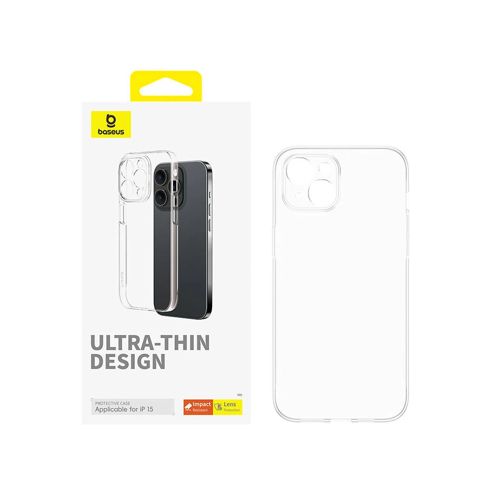 Hurtownia GSM - Etui Baseus OS-Lucent Series Apple iPhone 15 (Průhledný) - BSU4632 - {ean13} - Hurt