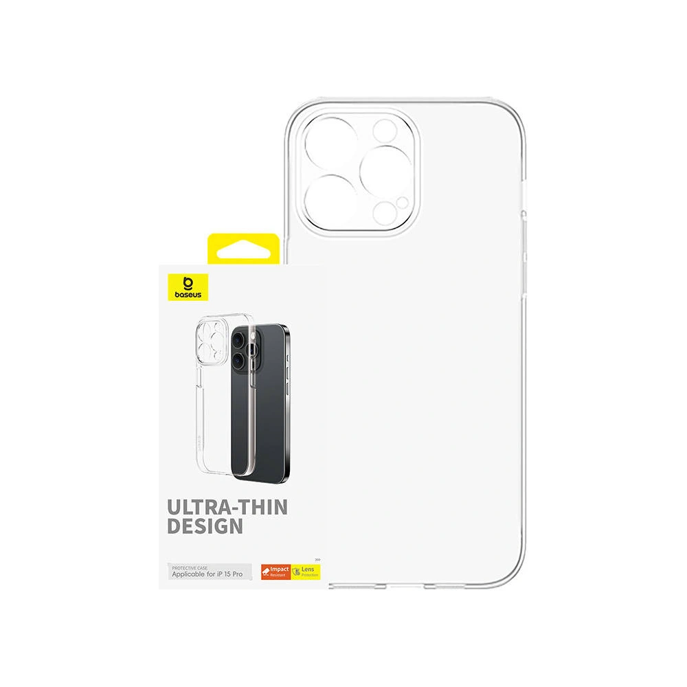 Wholesale Baseus OS-Lucent Series Apple iPhone 15 Pro (clear) - BSU4633 - {ean13} - Hurt