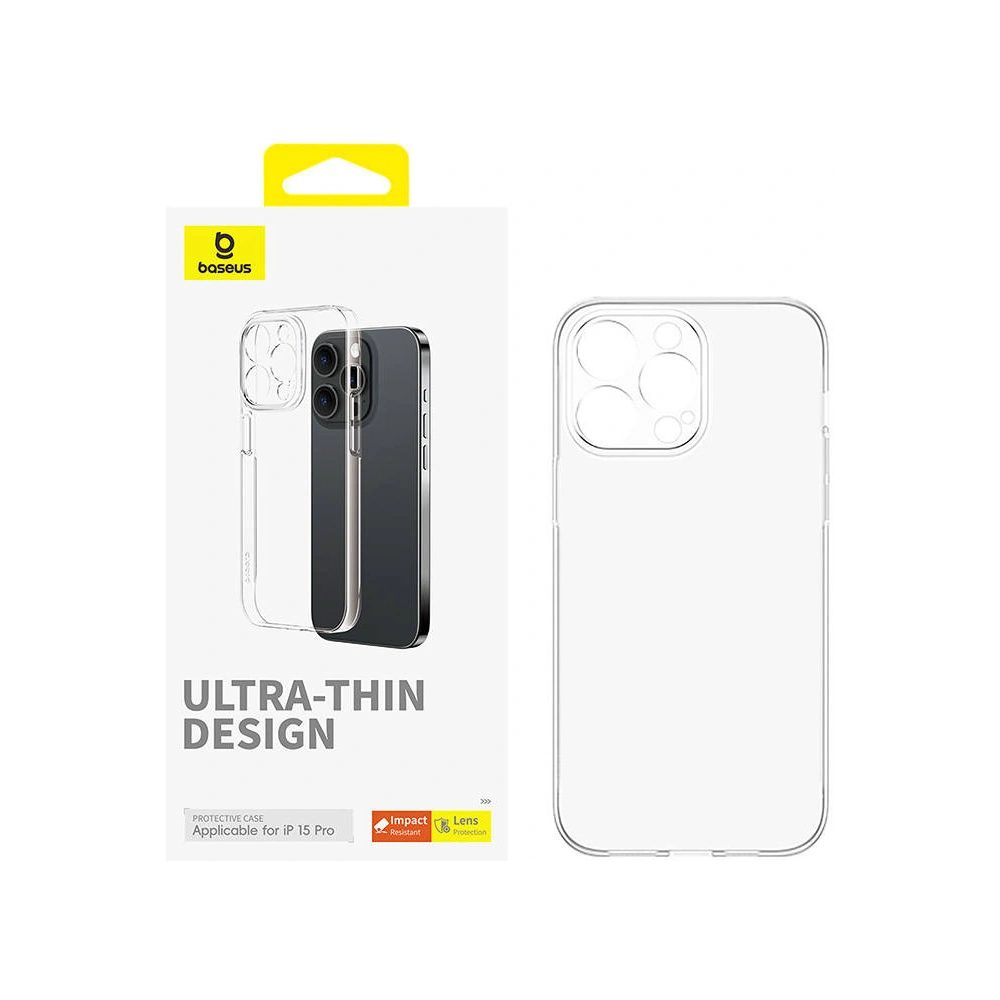 Wholesale Baseus OS-Lucent Series Apple iPhone 15 Pro (clear) - BSU4633 - {ean13} - Hurt