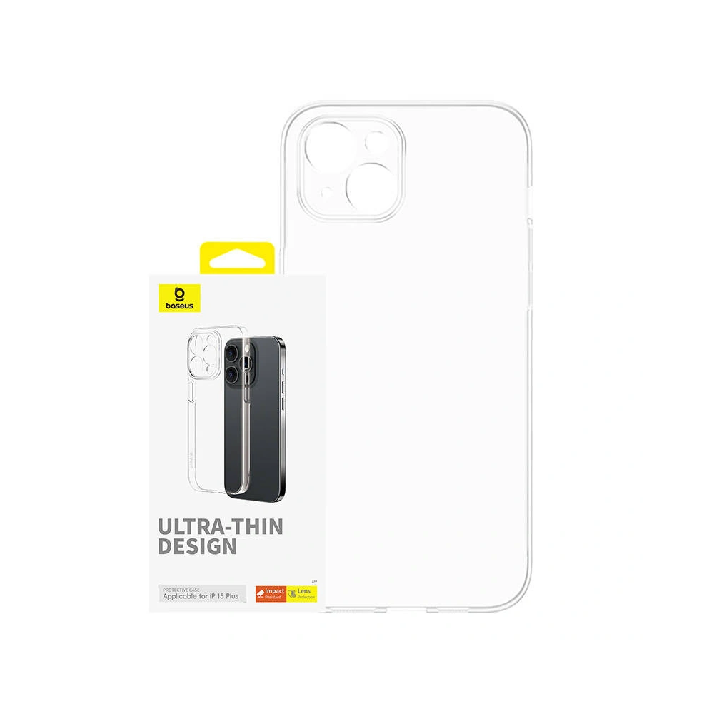 Hurtownia GSM - Etui Baseus OS-Lucent Series Apple iPhone 15 Plus / 14 Plus (Átlátszó) - BSU4634 - {ean13} - Hurt