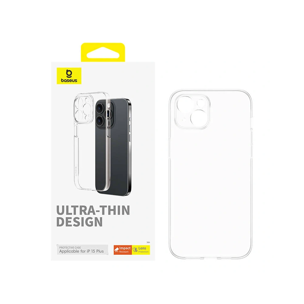 Hurtownia GSM - Etui Baseus OS-Lucent Series Apple iPhone 15 Plus / 14 Plus (Átlátszó) - BSU4634 - {ean13} - Hurt