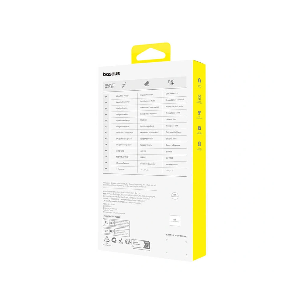 Hurtownia GSM - Etui Baseus OS-Lucent Series Apple iPhone 15 Plus / 14 Plus (Átlátszó) - BSU4634 - {ean13} - Hurt