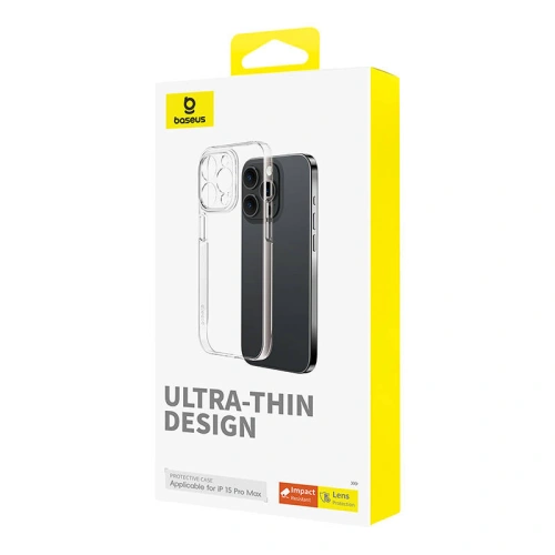 Etui Baseus OS-Lucent Series Apple iPhone 15 Pro Max (Przezroczysty)