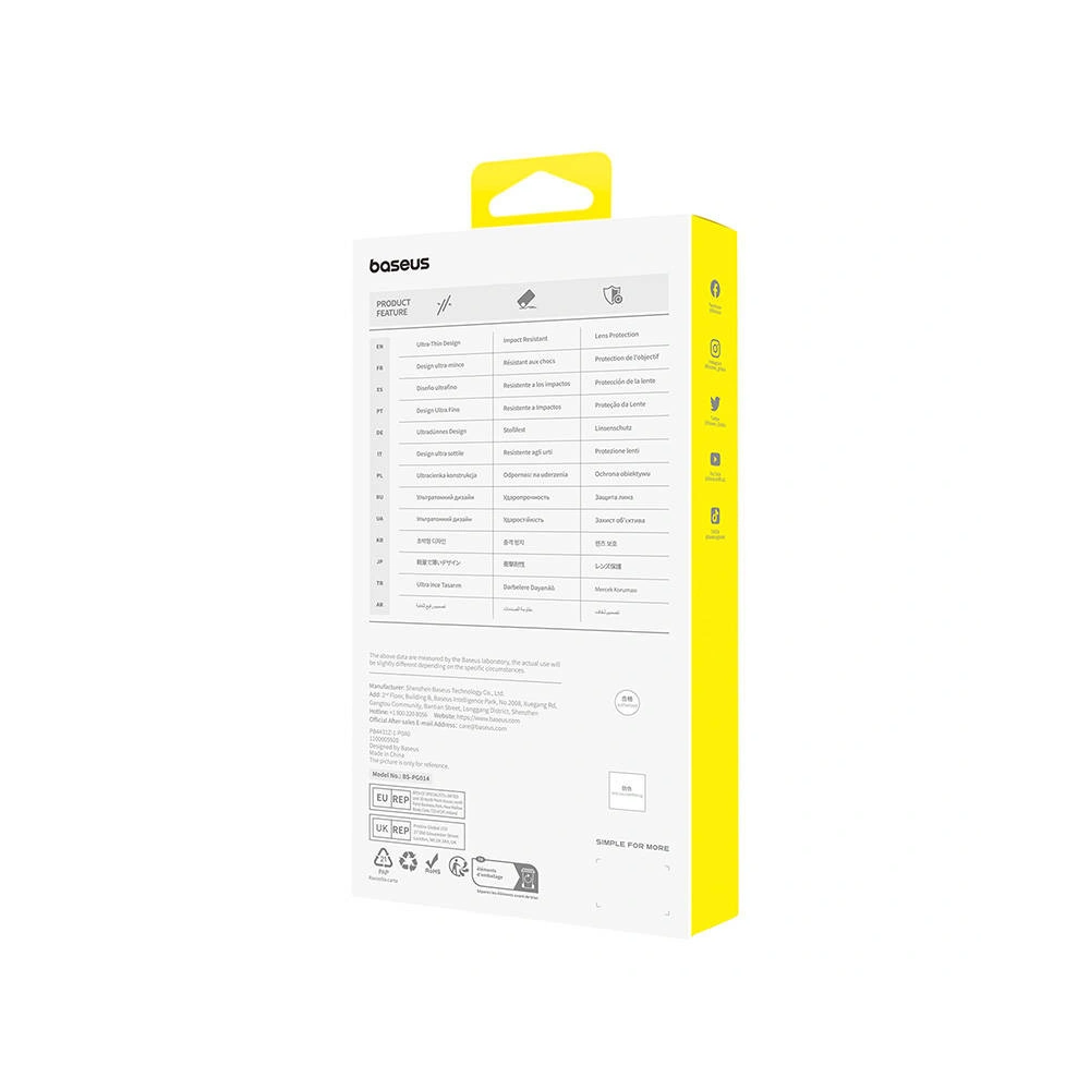 Wholesale Baseus OS-Lucent Series Apple iPhone 15 Pro Max (clear) - BSU4635 - {ean13} - Hurt