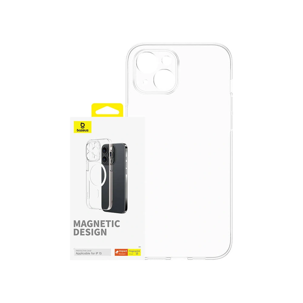 Hurtownia GSM - Etui Baseus OS-Lucent Series Apple iPhone 15 (Przezroczysty) - BSU4636 - {ean13} - Hurt