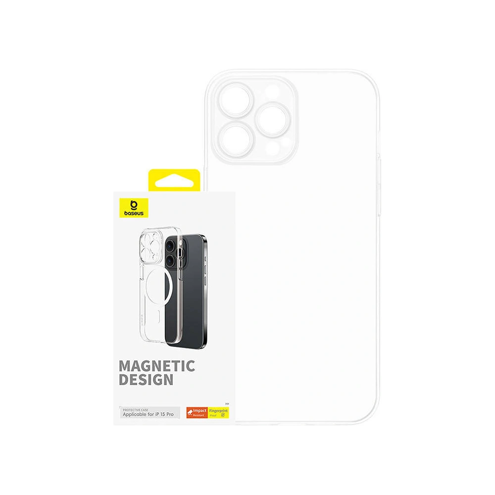 Hurtownia GSM - Etui Baseus OS-Lucent sorozat Apple iPhone 15 Pro (Átlátszó) - BSU4637 - {ean13} - Hurt