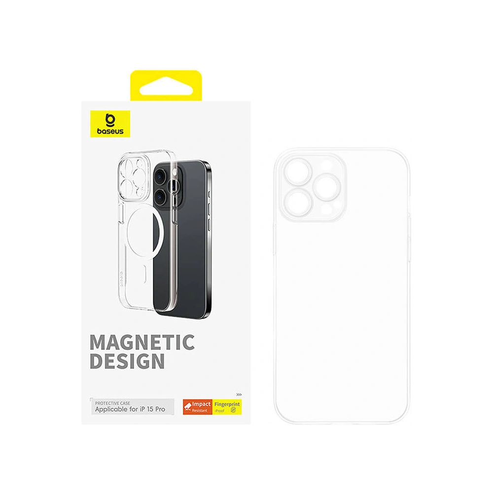 Hurtownia GSM - Etui Baseus OS-Lucent sorozat Apple iPhone 15 Pro (Átlátszó) - BSU4637 - {ean13} - Hurt