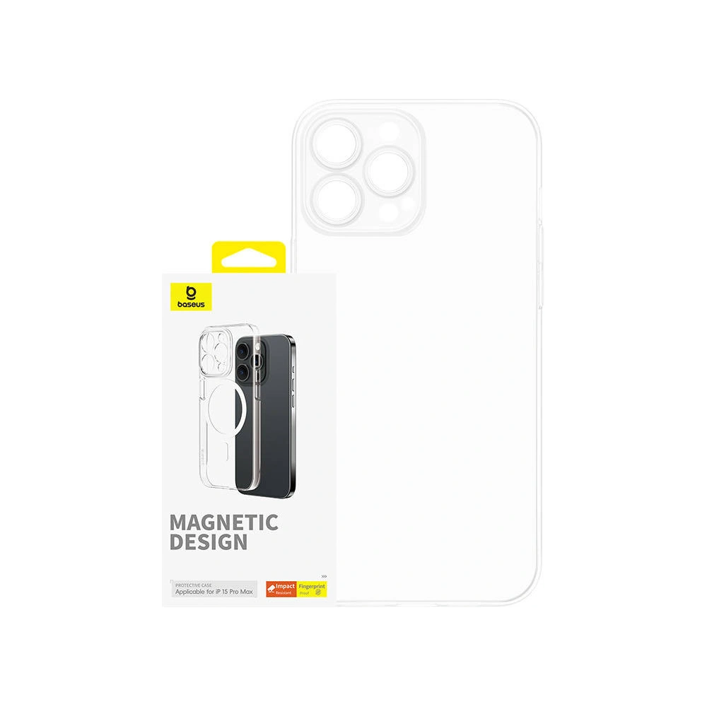 Wholesale Baseus OS-Lucent Series Apple iPhone 15 Pro Max (clear) - BSU4639 - {ean13} - Hurt