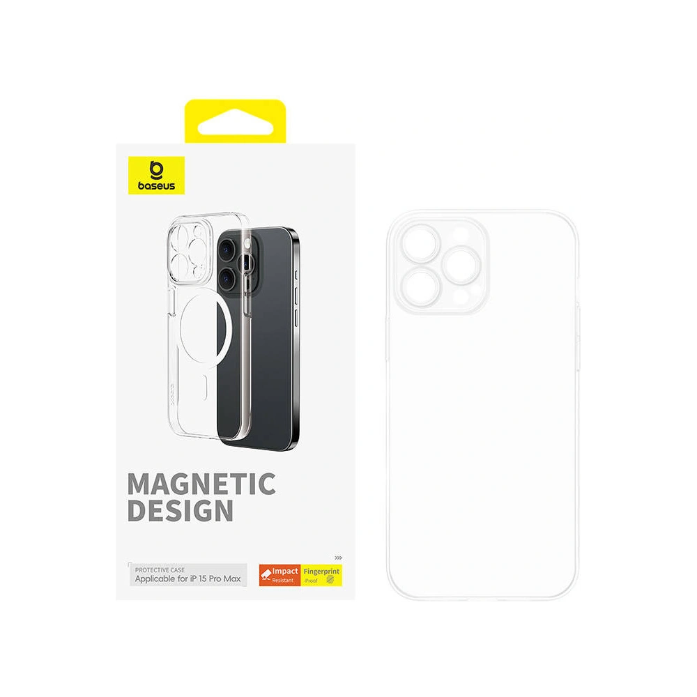 Wholesale Baseus OS-Lucent Series Apple iPhone 15 Pro Max (clear) - BSU4639 - {ean13} - Hurt
