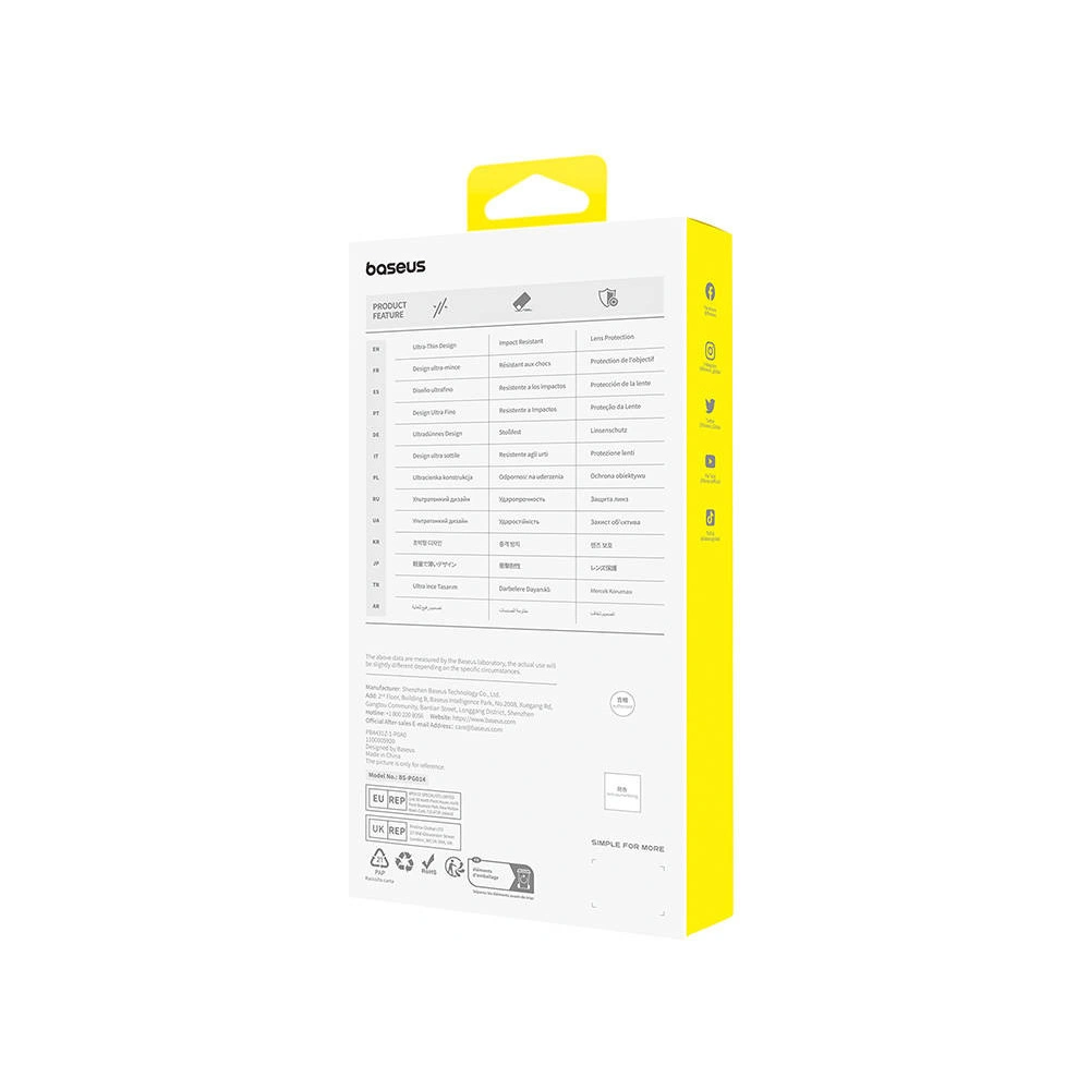 Wholesale Baseus OS-Lucent Series Apple iPhone 15 Pro Max (clear) - BSU4639 - {ean13} - Hurt