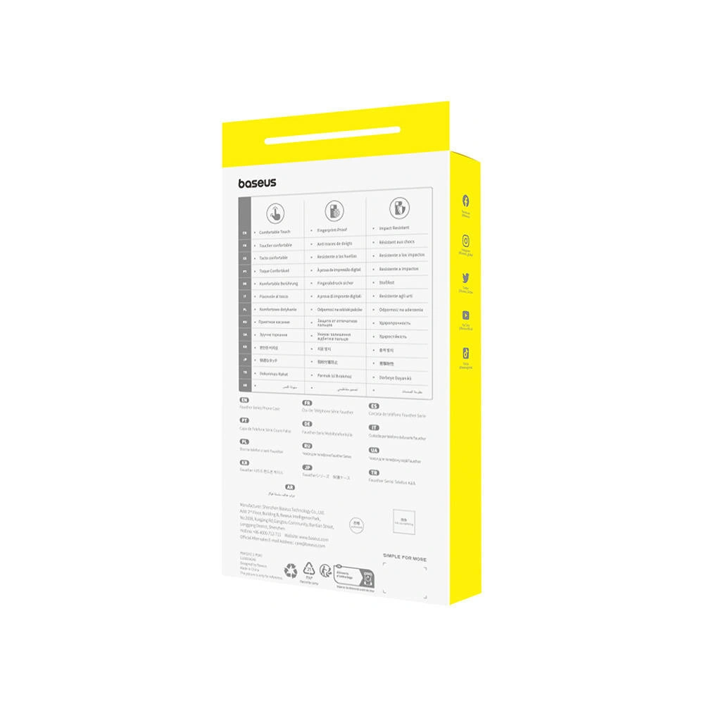 Hurtownia GSM - Etui Baseus Fauxther Series Apple iPhone 15 (Czarny) - BSU4640 - {ean13} - Hurt